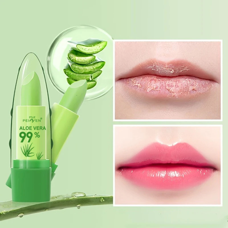 12PCS Set Aloe Extract Lip Balm Color-changing Lip Balm Long-lasting Lipstick for Valentines Day Festival Gift 250726