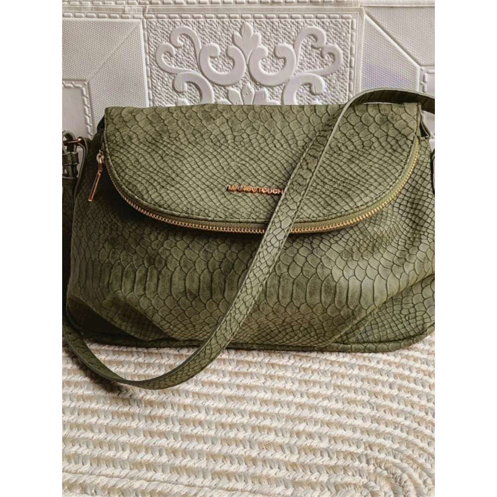 Designer Bag Tote Shoulder Large Capacity Wrinkled Zipper Flap Single Crossbody Pleated Snake Pattern Dumpling Phone For Women