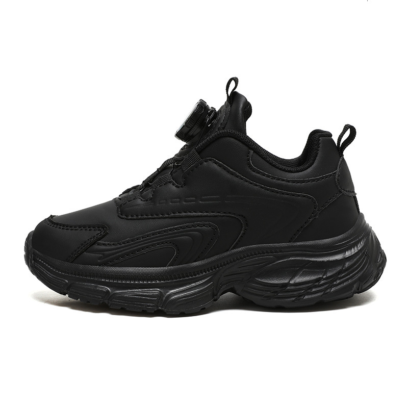 Children's White Kids Black Sneakers Sports Athletic Dance Boys Shoes