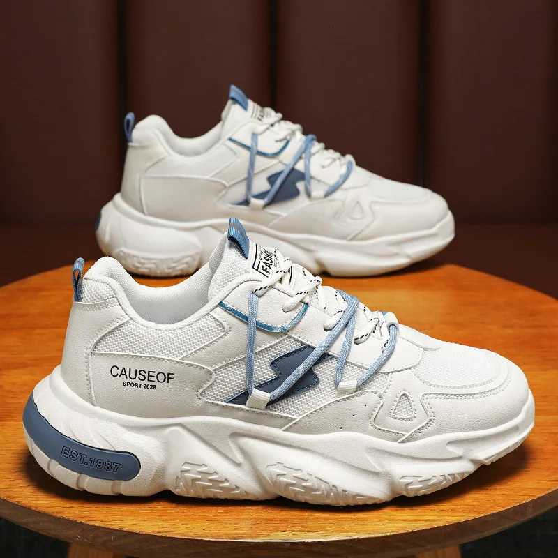 2025 Autumn Men Fion Sneakers Height Increasing Casual Chunky M Trainers Running Sports Shoes Y250728