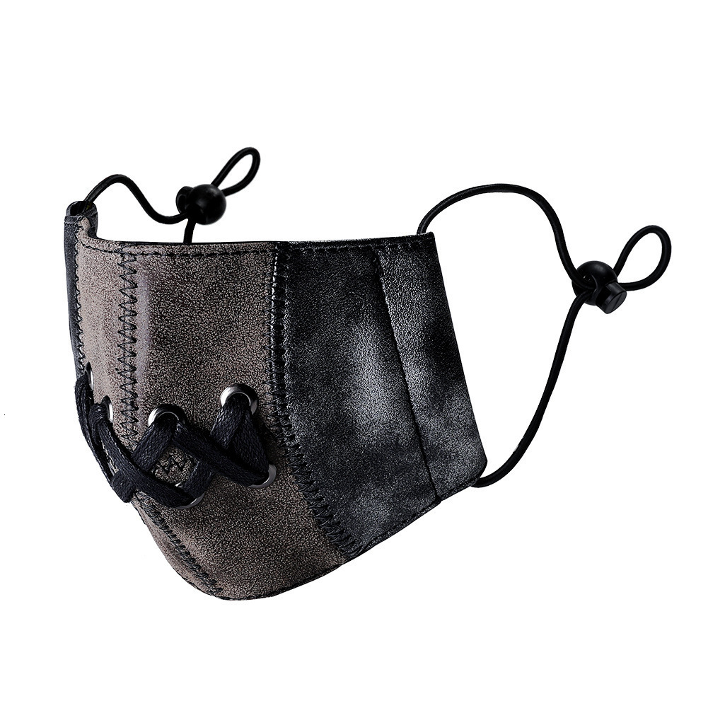 Halloween Punk with Filter Outdoor Dustproof PM2.5 Anti-Haze Face Mask Headgear ddmymoon