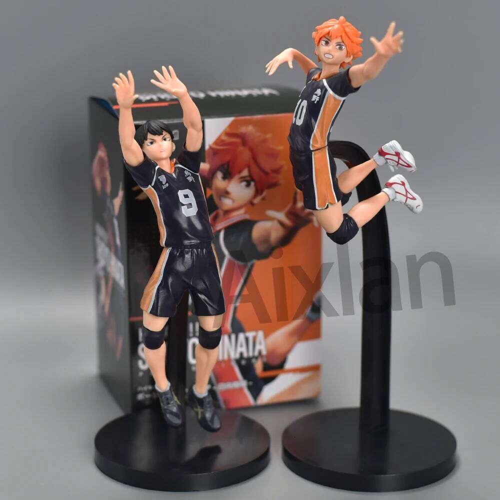 Japanese anime Haikyuu Shoyo Hinata Tobio Kageyama PVC Action Figure Christmas Gift Collectible Model Toys Kid DOll