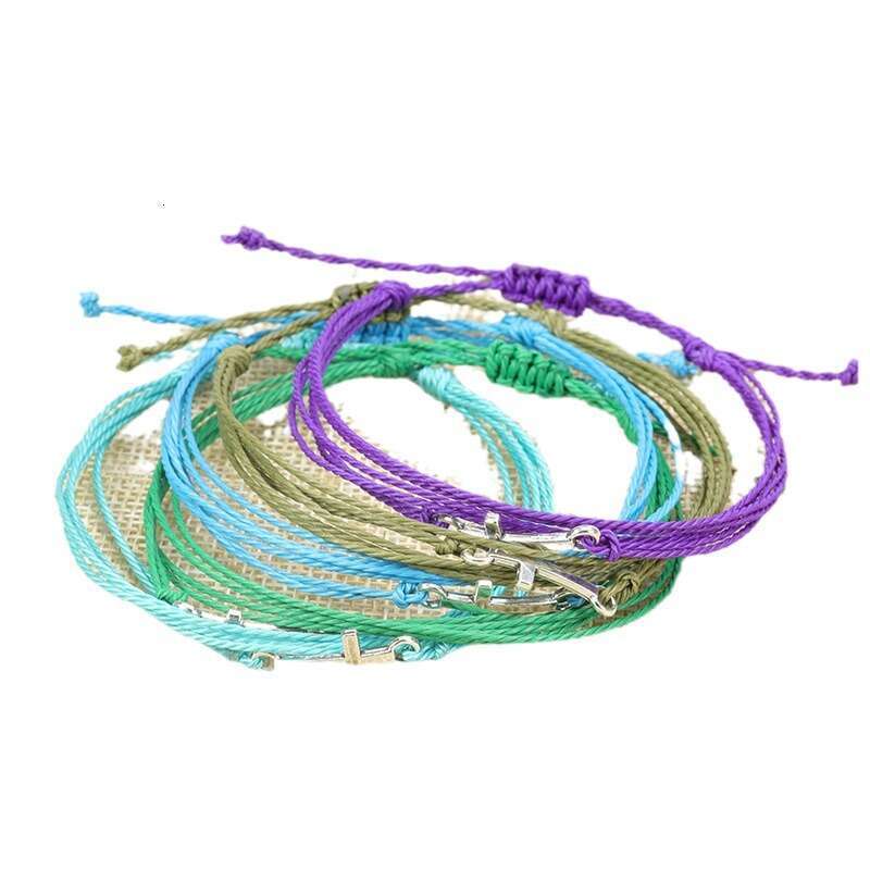 New Thread Braided Waterproof Wax Unisex Friendship Bracelet Couple Beach Surfing Jewelry ddmypluto