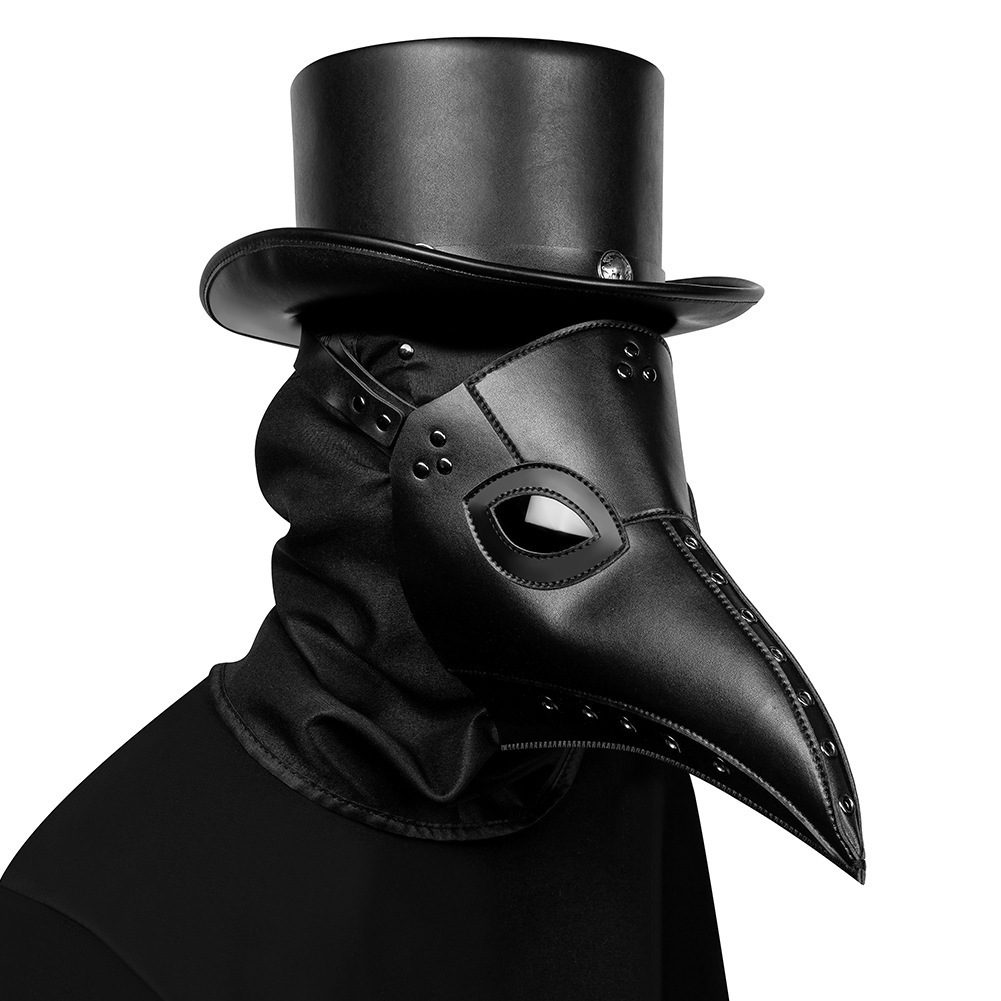 New Medieval Plague Doctor Mask with Long Beak for Cosplay Party ddmymoon