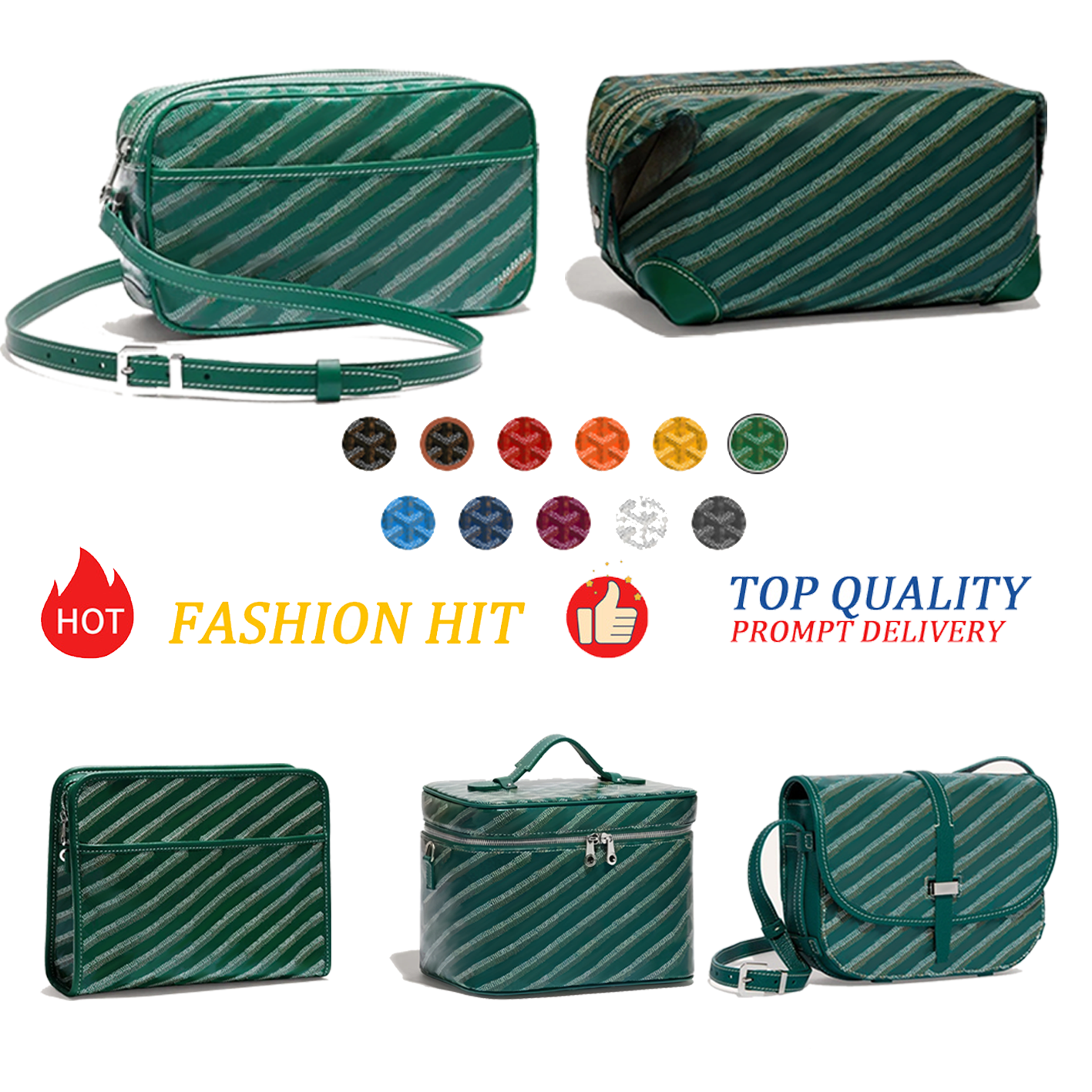 Womens mens makeup Designer bags tote Luxury crossbody Shoulder Cap-Vert PM camera bag Top quality Belvedere saddle bag clutch leather handbag jouvence cosmetic bag