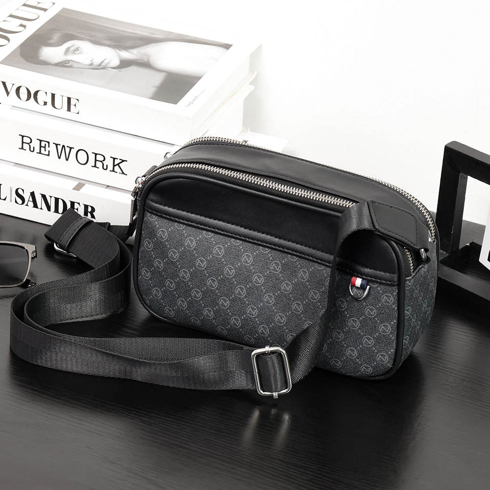 Shoulder bag men casual crossbody bag small square bag commuting multi-function backpack oblique men 2025s hot