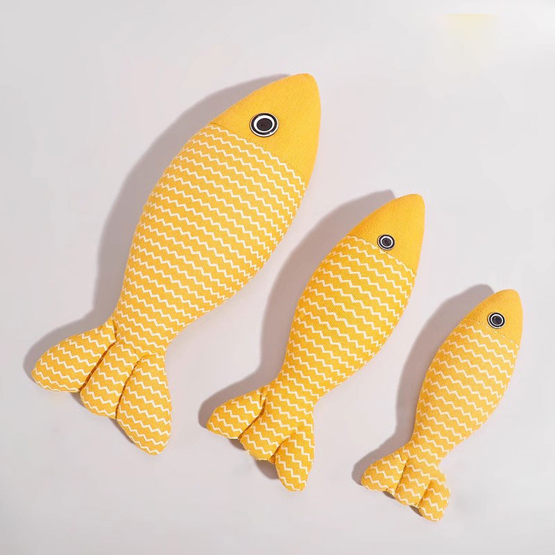 Catnip Toys Cat mint imitation fish, Catnip Stuffed Plush Fish Toy, cat teaser stick, baby cat chew toy.