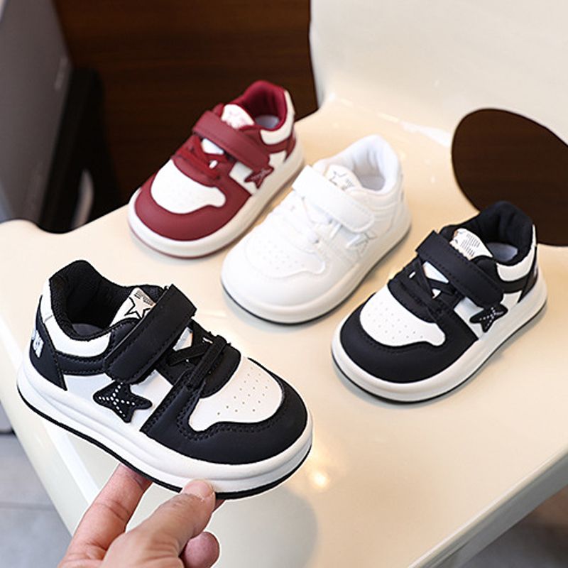 Toddler's Sneakers Fashion Design Baby Spring Autumn 0-6 Years Kids Casual Sport Shoe Littlesprouts Soft Non Slip Pu Leather Skateboard Shoes Siz