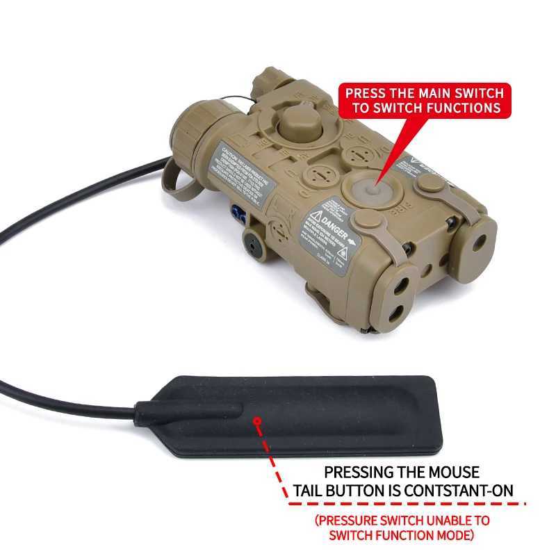 WADSN L3-NGAL Only White LED Light Strobe Version Flashlight Fits 20mm Rail AR15 Airsoft Accessories PEQ Hunting Weapon Scout XJ250728