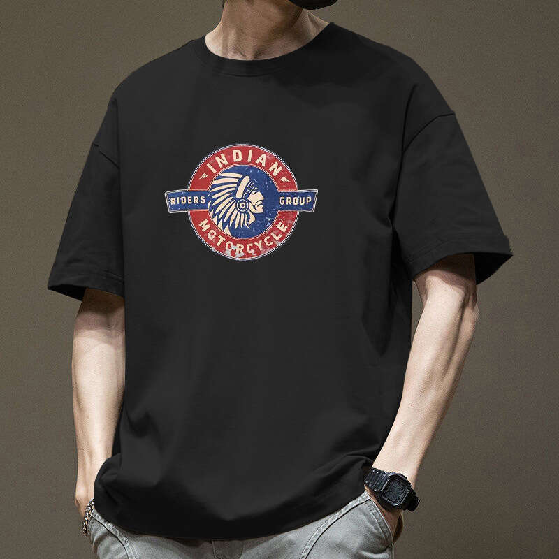 Designer T Shirt 200G Heavyweight Pure Cotton Short Sleeve T-Shirt For Men Summer Printed Base Shirt Round Neck Couple T-Shirt Plus Size Trendy Graphi