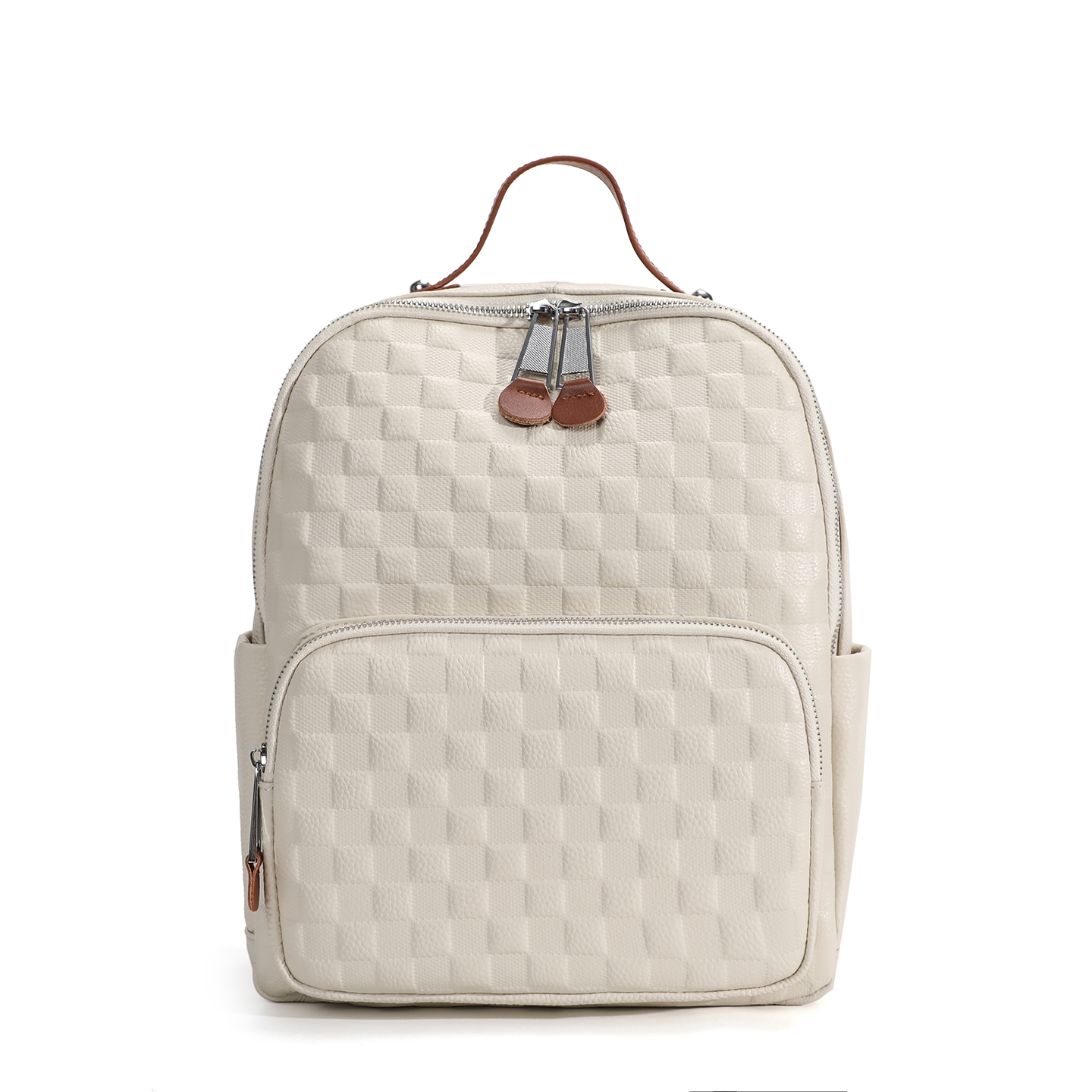Advanced genuine leather women's backpack, new niche commuting computer backpack, casual versatile backpack