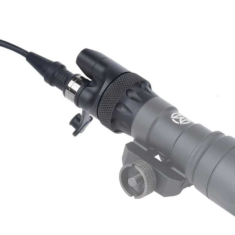 Vadsn Tactical Flashlight Metal Tail Cap Switch M300 M600 Scout Light Remote Pressure Switch Airsoft Hunting Weapon Lamp SurefirXJ250728