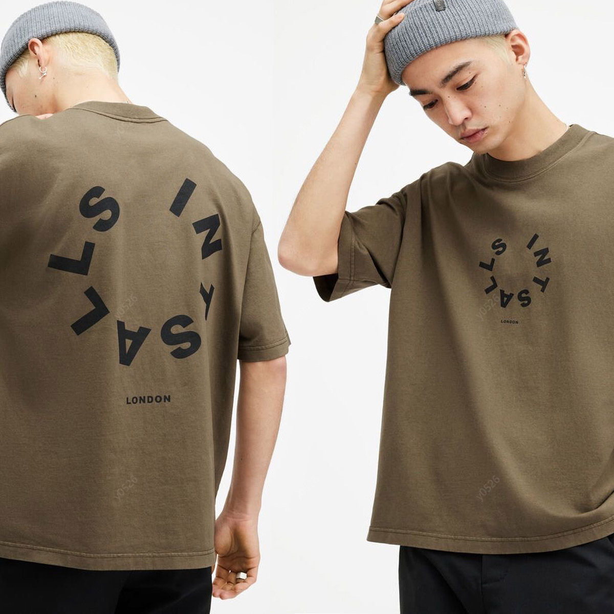 All Saint Designer T-Shirt Mens Tees 100% Cotton Printing Street High-Quality Short Sleeve Couple Tee Unisex Urban Streetwear Summer Casual Fashion Graphic Top 2
