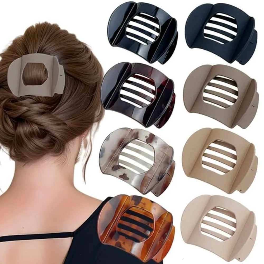 New Large Small Sizes PC Hair Clips for Women Non-slip Hair Accessories Vintage Arc Shaped Duck Claw Hairpins Girl Barrettes Z250729