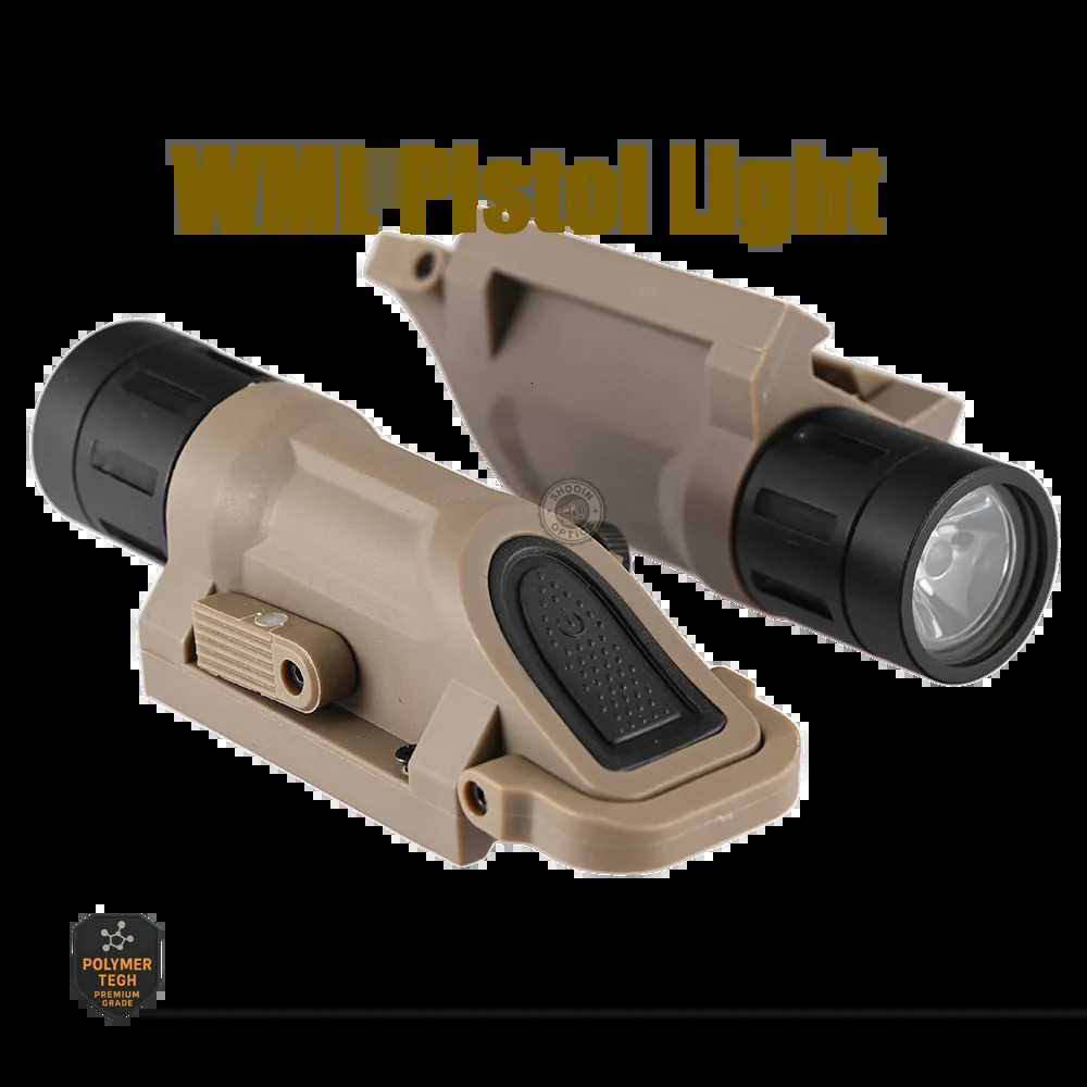 Tactical Gun Lights APL WML With 20MM Rail Mount Aluminum Lamp Head Polymer BodyXJ250728