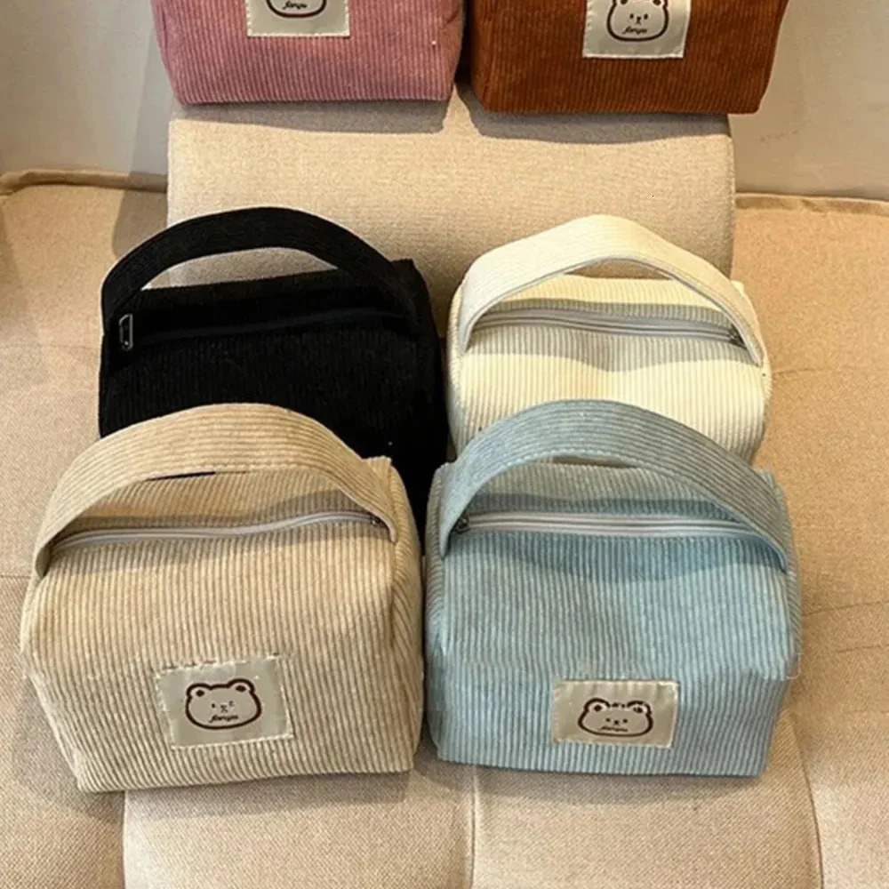 Cosmetic Bags for Women Plush Cute Handbag Summer Fashion Soft Comfortable Large Capacity Trendy With Handle 250725