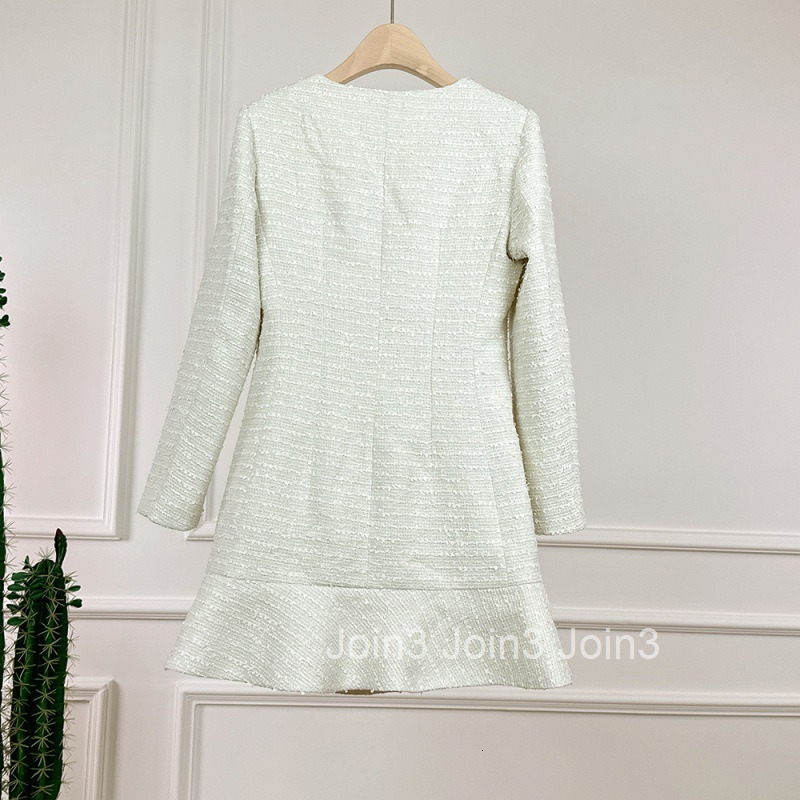 French socialite fishtail skirt new high-end tweed temperament slimming fashionable age reducing dress for women