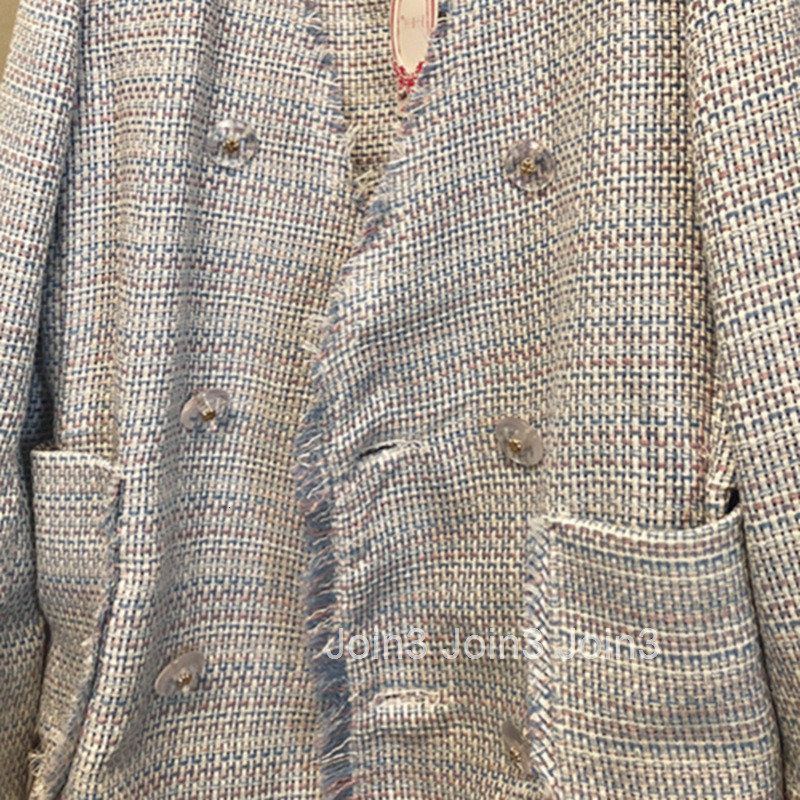 Autumn Winter New Socialite Little Fragrance Milk V-Neck Double-Breasted Slimming Coat Women Ins Hot List Good Store Recommendation