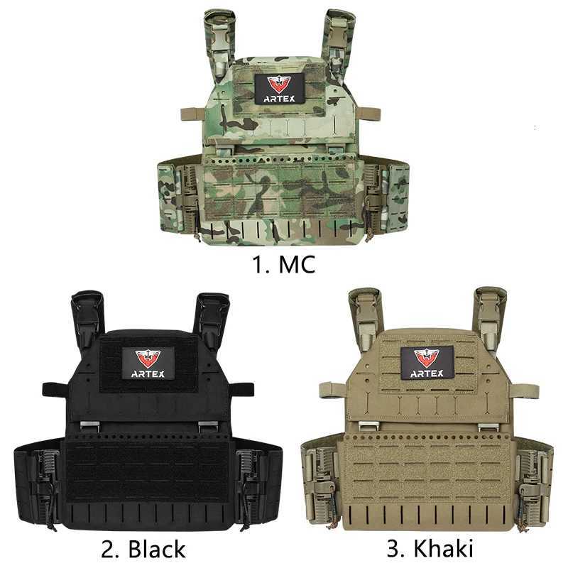 Artex Light Weight Quick Release Combat Plate Carrier 1000D Nylon Molle Chaleco Tactico Tactical Vest Hunting Vest Z250728