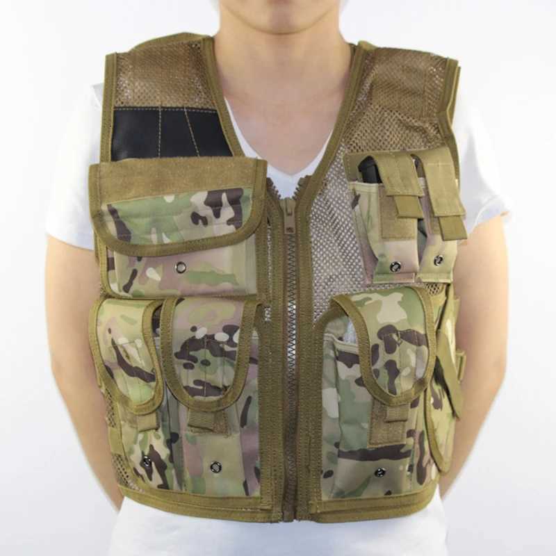 Tactical Mesh Vest for Men and Women Hunting MolLE Vest Fishing Quick Dry with Multi-POCket AdjustabLE Size Z250728