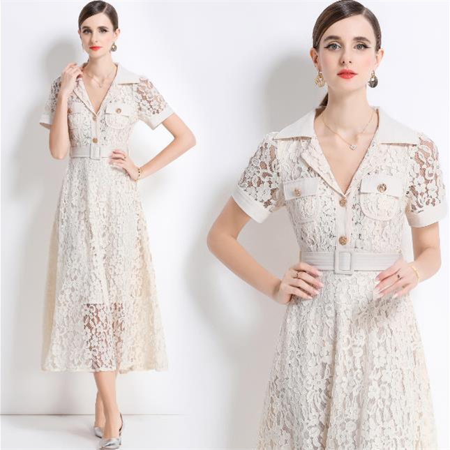 Free shipping designer dress for women Simple casual comfortable dress fashionable and personalized dress