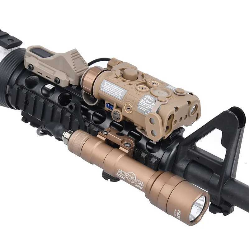 WADSN Tactical NGAL Red Green Blue Indicator M300A M600U Hunting Scout Light With AXON Dual Control Switch Fits 20MM Rail R250728