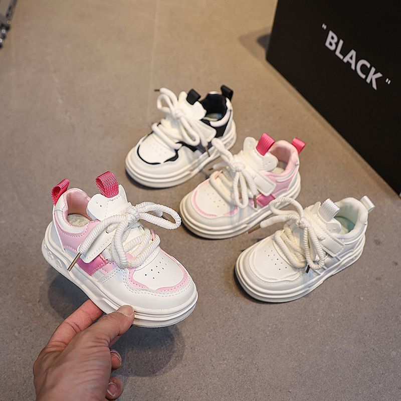 Children's Sneakers Kids Fashion Design White Non-slip Casual Shoes Littlesprouts Boys Girls Running Sneakers Toddlers Outdoor Shoes Sizes US5.5C