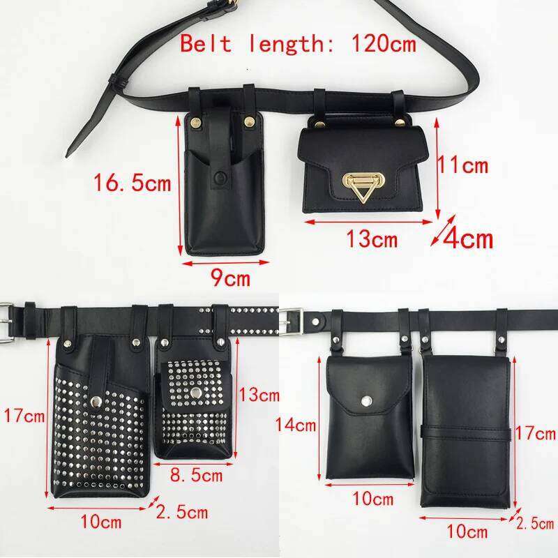 Women's Bags Designer Women's Bags Designer 2 Piece Women's Belt Designer Tactical Waist Bags Female Leather Flap Fanny Pack Shoulder C