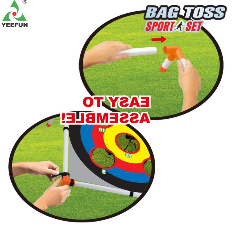 Multi-Fun Children's Sandbag Throw Activity Set & Soft Landing Pad