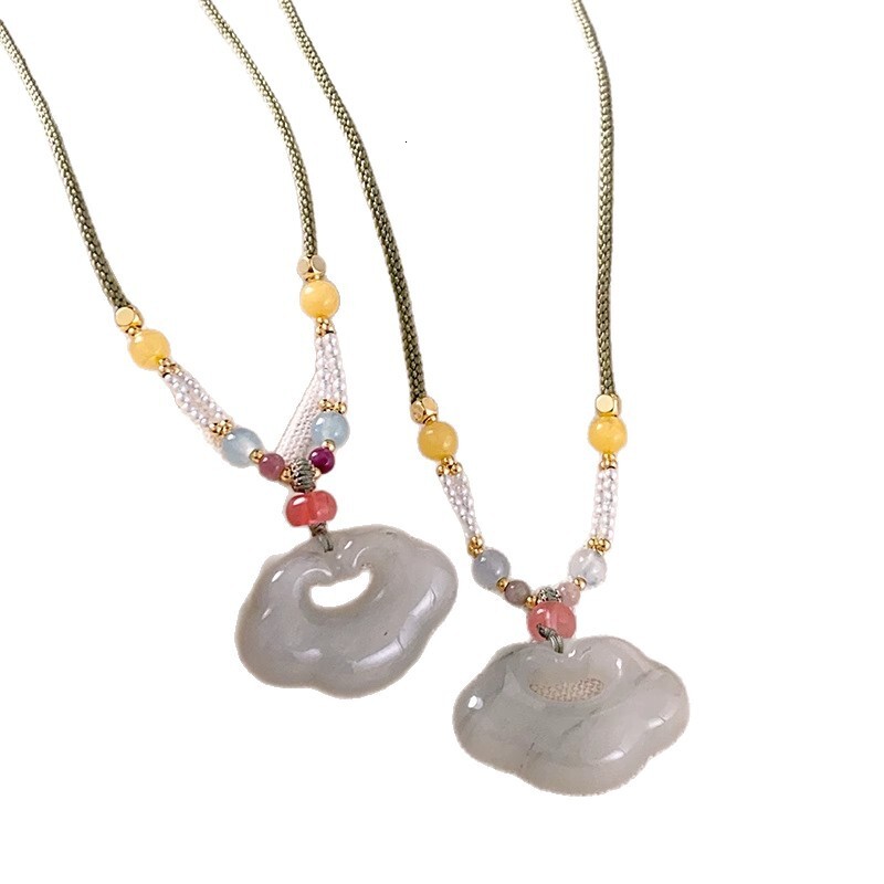 2025 New Chinese Style Cloud Ruyi Lock Necklace for Women, High-end Clavicle Chain, Niche Best Friend Choker Jewelry for Women