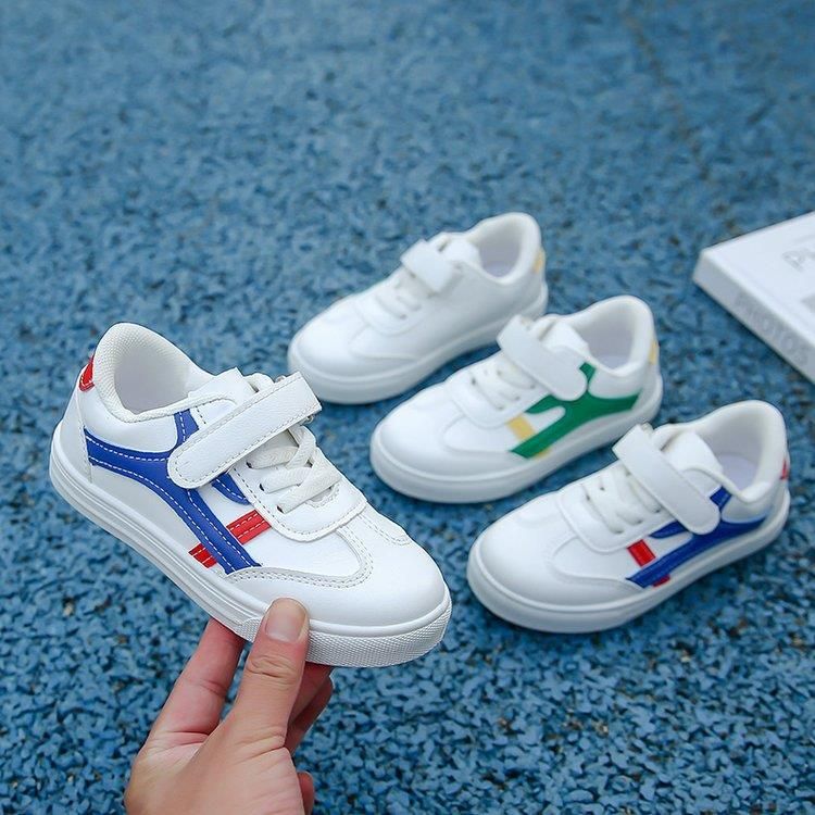 New Fashion Children's Shoes Pu Leather Kids Casual Sports Shoes Littlesprouts Boys and Girls Walking School Running Sneaker Shoes Size US9C-US4Y