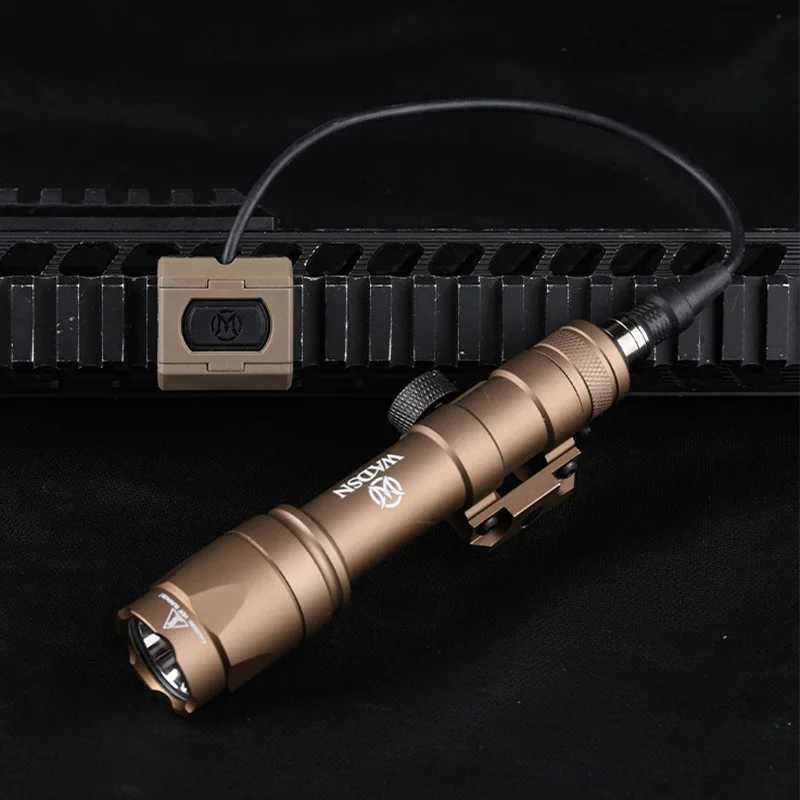 Vadsn Metal M600C Modbutton Switch Flashlight Set Scout Light Tactical For Pictinny 20mm Rail Hunting Wenpon Light Airsoft XJ250728