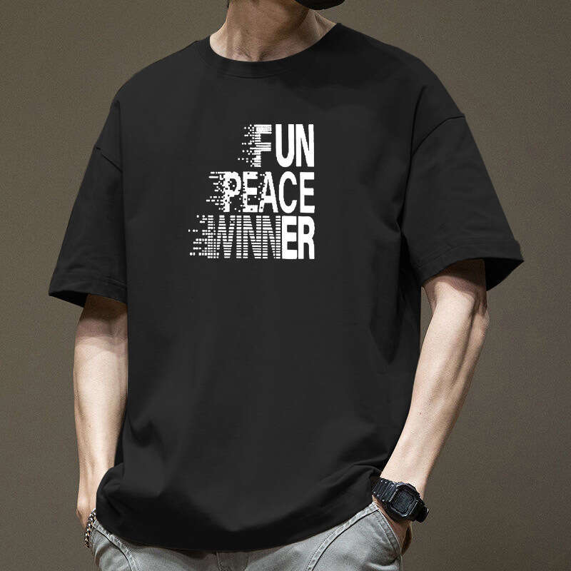 Designer T Shirt Men's Short Sleeve T-Shirt Summer Thin Trendy Loose Round Neck Pure Cotton Base Shirt Printed Tee Top Graphic Tee Tracksuit