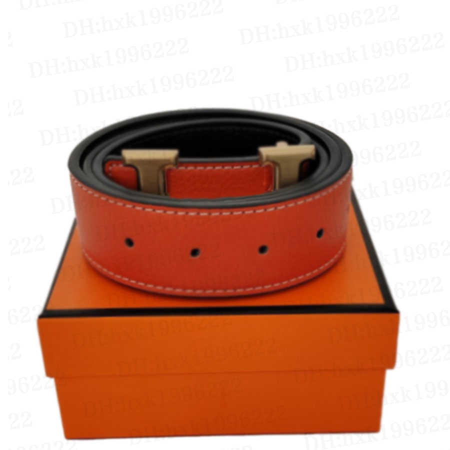 Fashion Business smooth Luxury Letter Belts Designer belts men's and women's five-color gold and silver glossy buckle Width 3.8cm letter smooth buckle belt