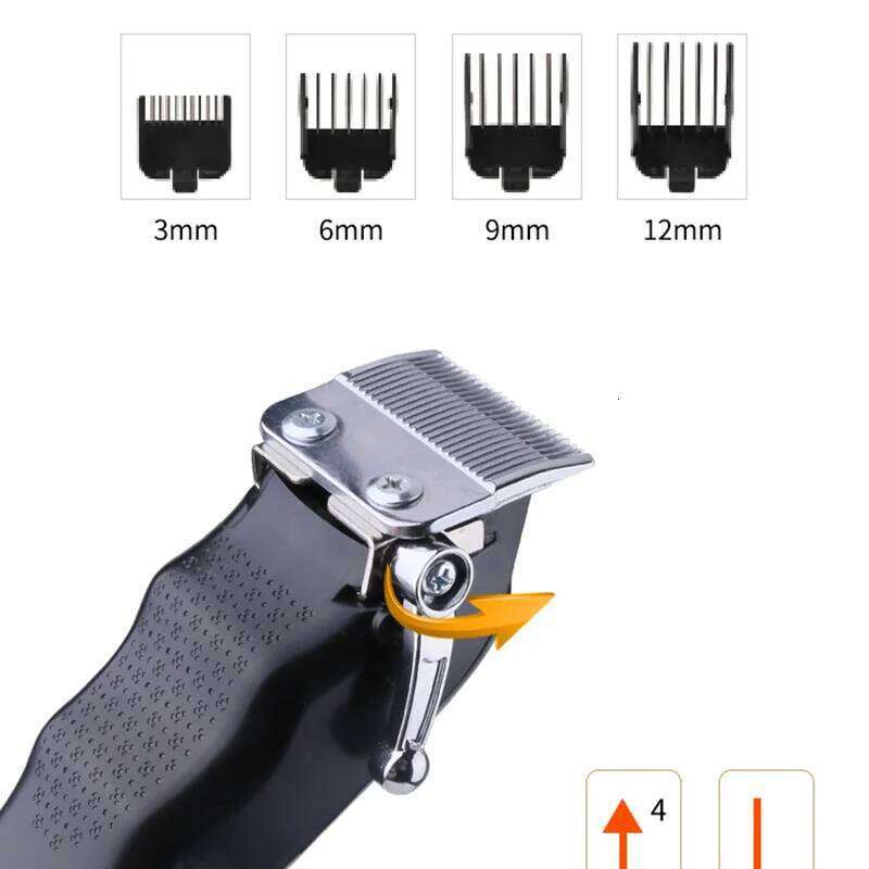 Kemei 1756 Clipper Professional Barber Fade Hair Cutting hine Rechargeable Electric Cordless Trimmer Men Strong Power
