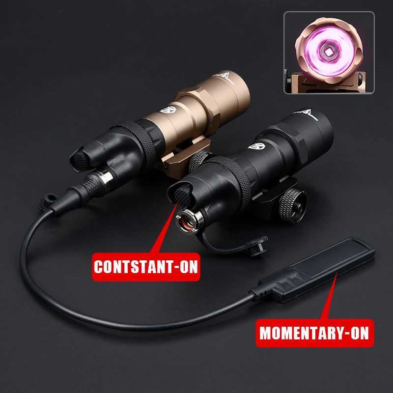 Tactical Airsoft M300 M300B IR Light Flashlight No White Light Version Fit 20MM Picatinny Rail Hunting Scout Weapon Gun Light XJ250728