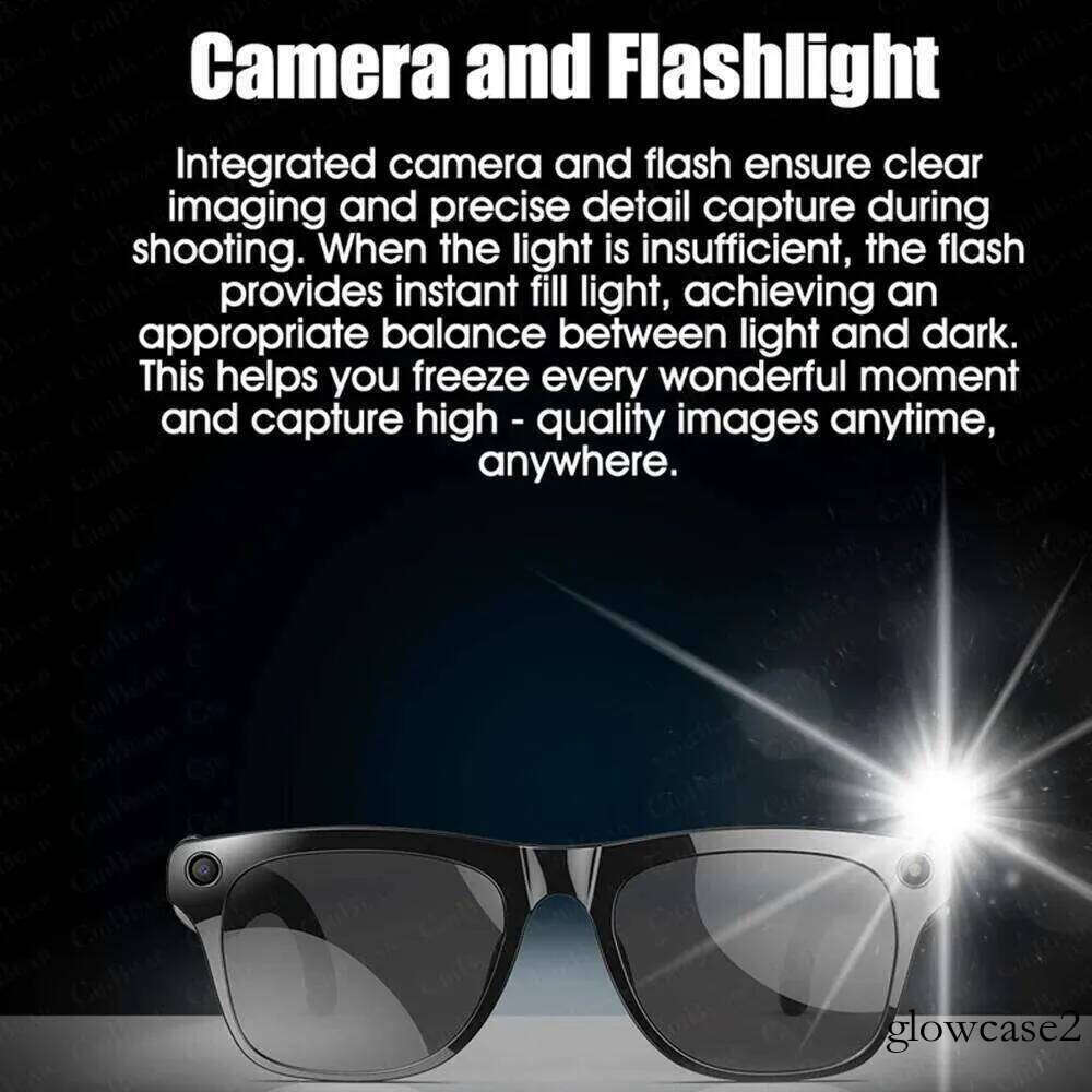 2025 New AI 100Mp Camera Bluetooth Call Music 260Mah Battery Chat GPT Voice Assistant Smart Glasses For Men Women Meta Glasses