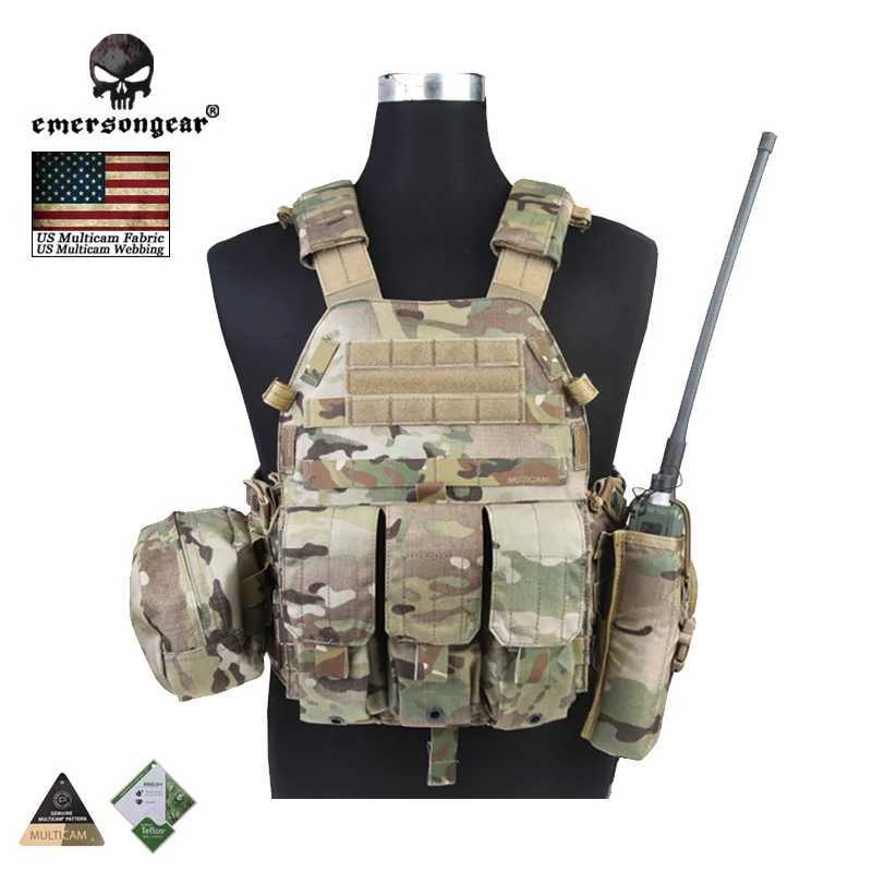 Emersongear LBT6094A Style Tactical Combat Molle Vest with 3 Pouch EM7440 Z250728
