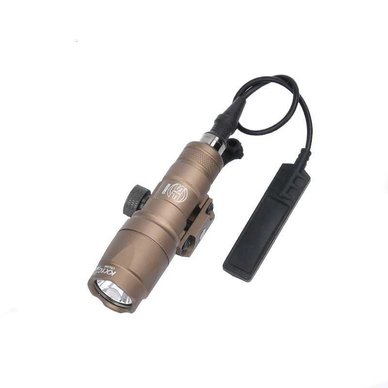 Tactical M300 M600 Flashlight SF M300A M600C LED Scout Light Airsoft Gear High Power Hunting Weapon Lamp Fit 20mm Rail R250728