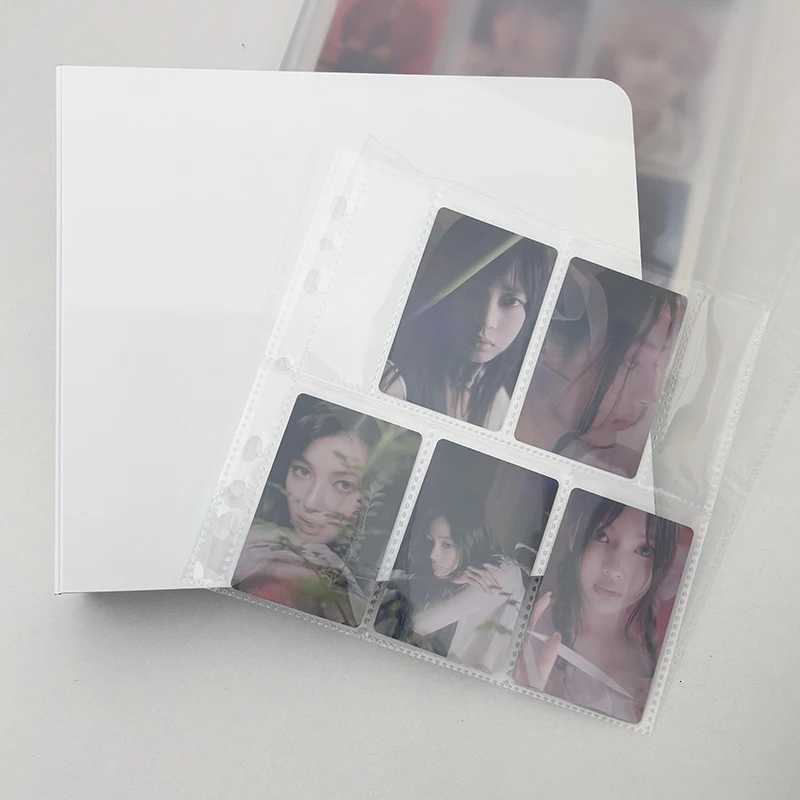 5/6 Pockets Binder Photocards Holder Photo Card Binder Idol Card Collect Book Kpop Photo Album Binder Background Paper Photocard Binder Z250729