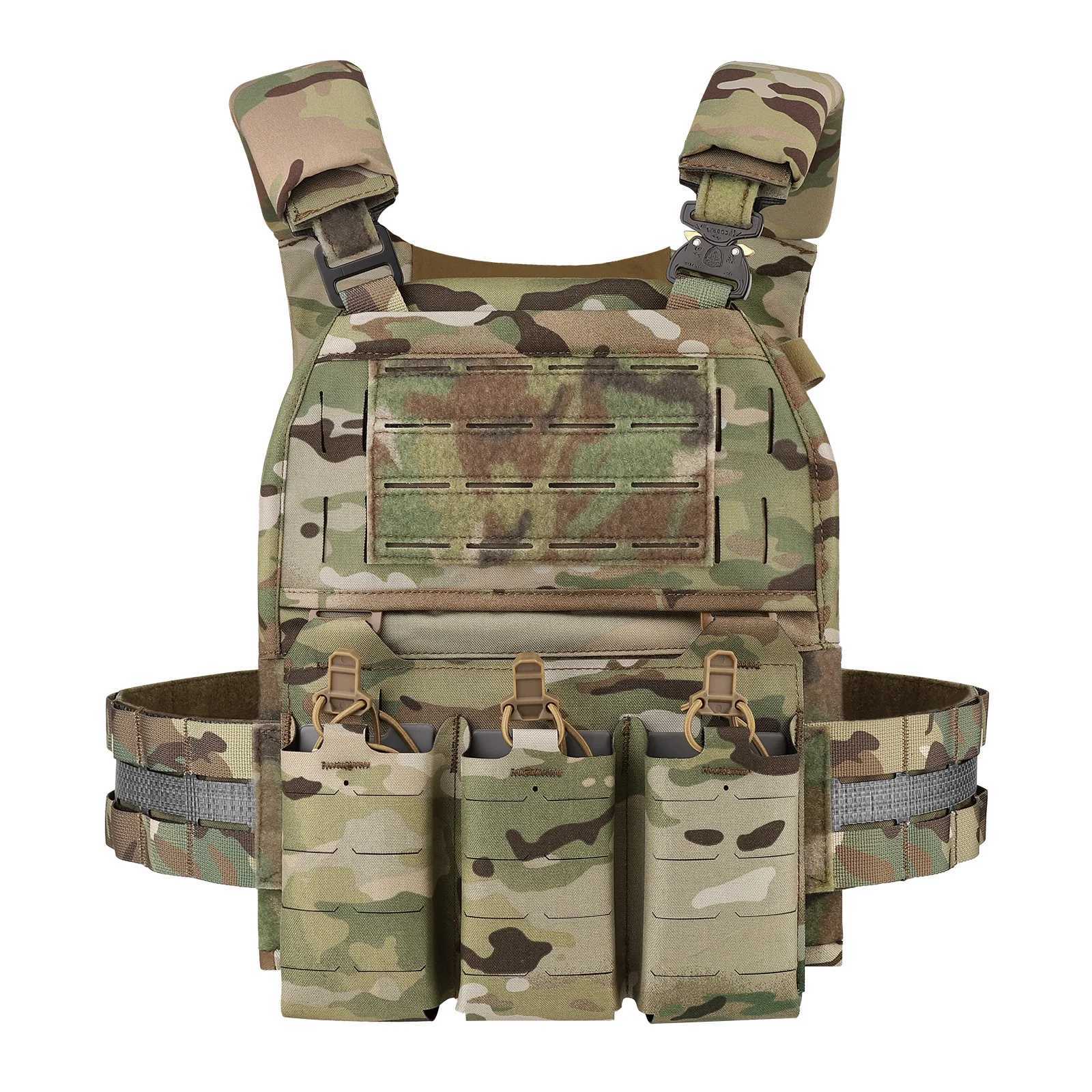 KRYDEX FCPC V5 Plate Carrier Tactical Vest Front TripLE Mag Pouch Tegris CummeRBund with pack Full Set Vest Z250728