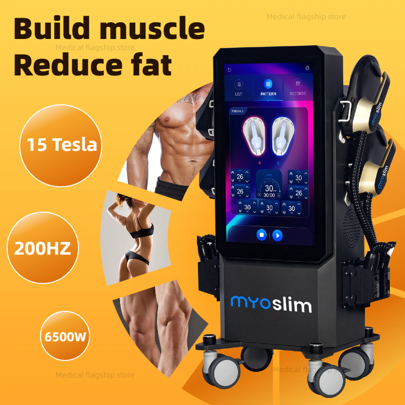 15 Tesla 6500W EMS RF stimulation slimming fat machine Sculpting Body Device