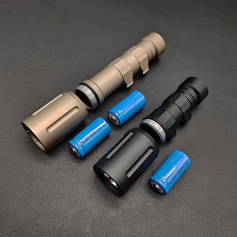 1300 Lumen Tactical LED Powerful Flashlight Metal PLHv2 Scout Weapon Light for Picatinny Rail Hunting Airsoft XJ250728