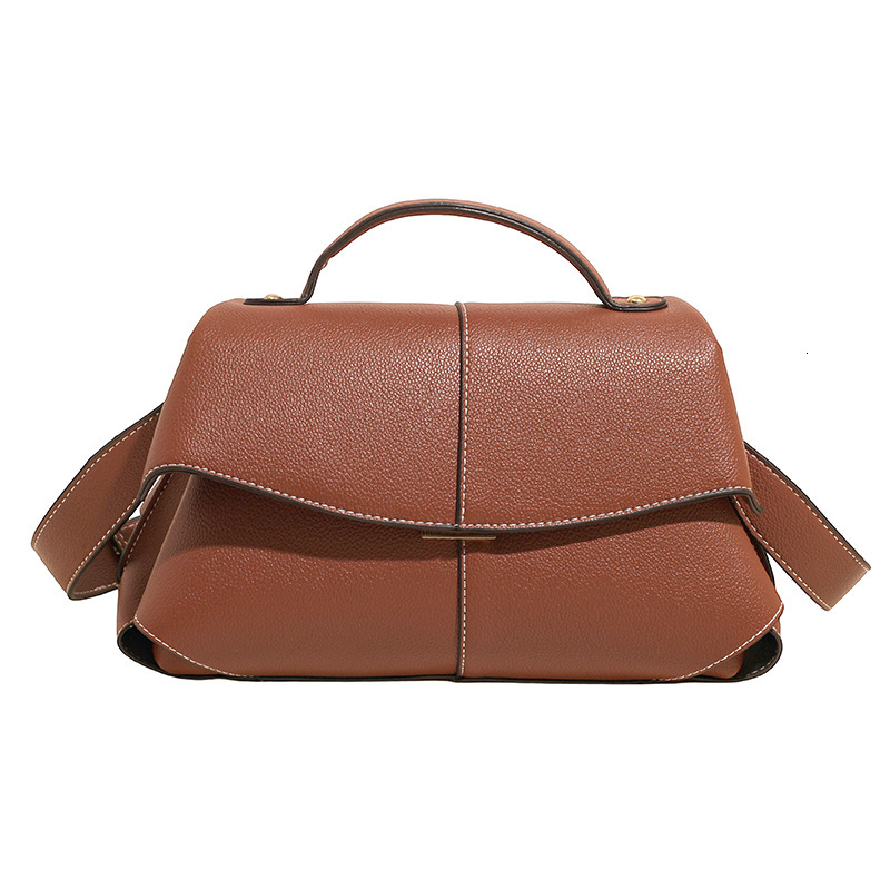 DHAL French Smile Boling Handbag for Women 2025 New High-end Pleated Fashion Single Shoulder Crossbody Bag