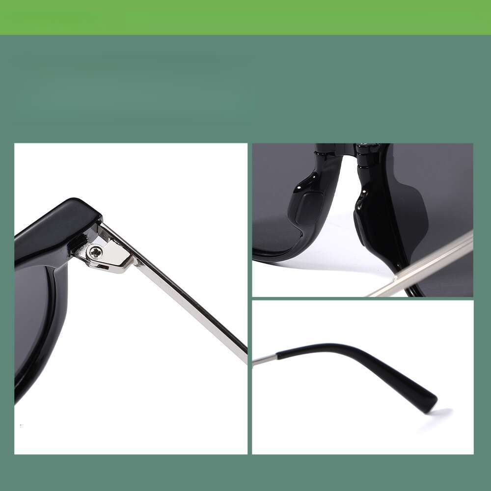 DHcollections Foldable TR Sunglasses - UV380 Polarized, Square Frame, Portable & Stylish for Men/Women (5 Trendy Colors)