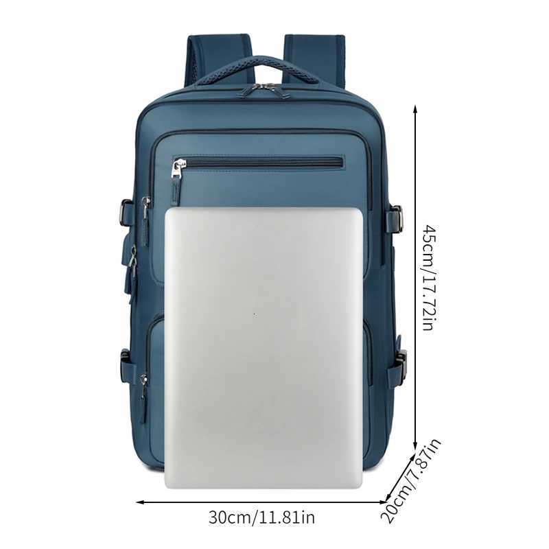 Large Travel Backpack for Women Men Cabin Bag Multifunctional Airplane Waterproof Backpack with USB Charging Anti-Theft Backpack S250728