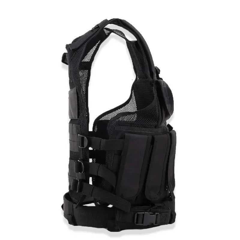 Summer BreathabLE Mesh Multi-POCket Vest for Outdoor Duty Tactical Training Mesh with Multi-functional Net Eye Tactical Z250728