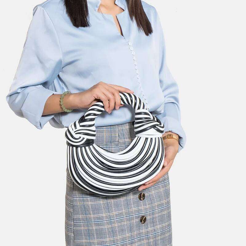 Women's Bags Designer Women's Bags Designer Handbags For Women New Gold Designer Brand Handwoven Noodle Bags Rope Knotted Pulled Hobo Sier E