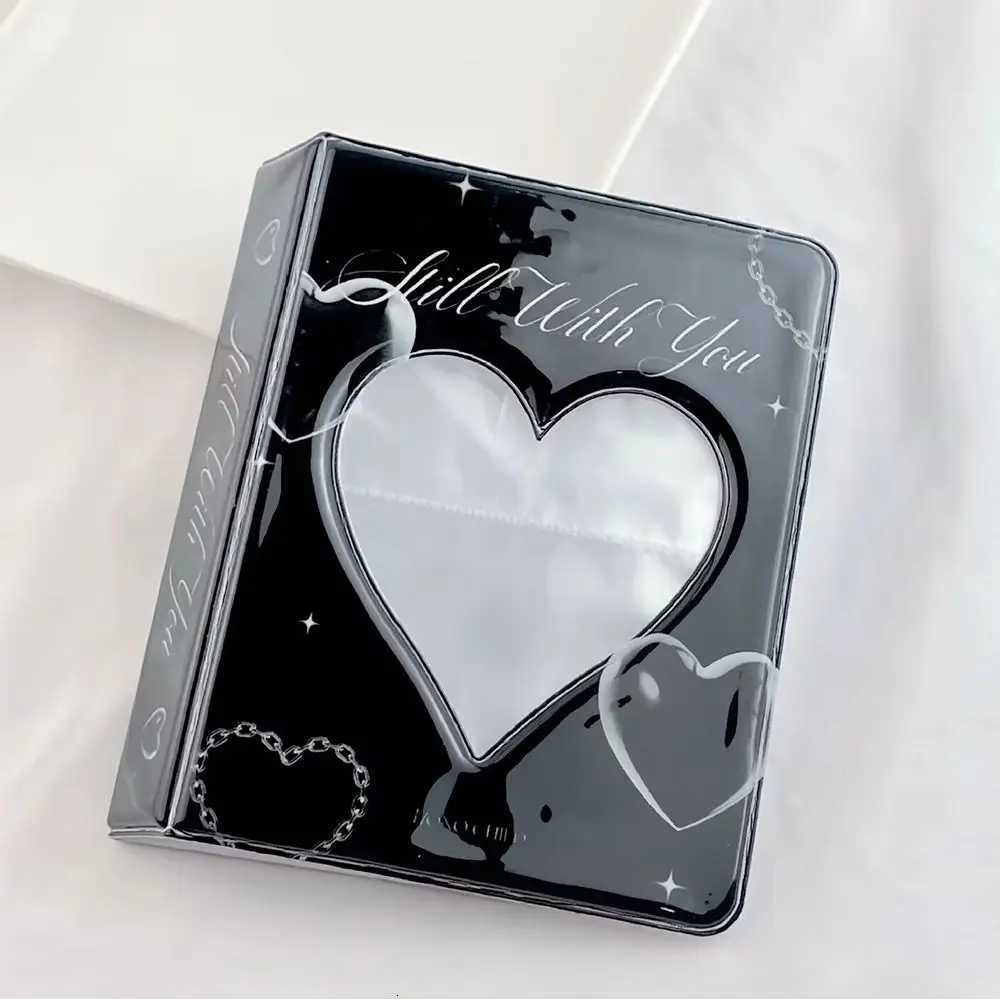 64 Pockets Mini Photo Album Heart Transparent Photocard Holder Mini Photo Album Storage Collect Book Name Card Album From Photo Z250729