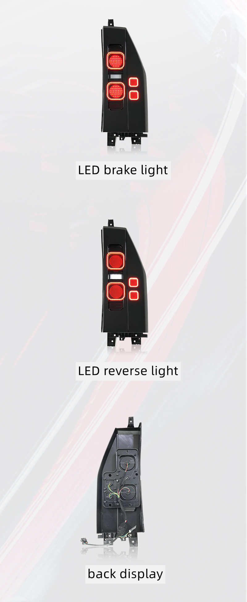 Taillights For Chery JETOUR Traveler 2023-2024 Modified Defender LED Driving Lights Turn Signals Tail Light Assembly